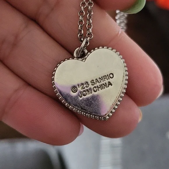 Combo sanrio hello kitty pink necklace, earrings hair clip - Picture 6 of 6